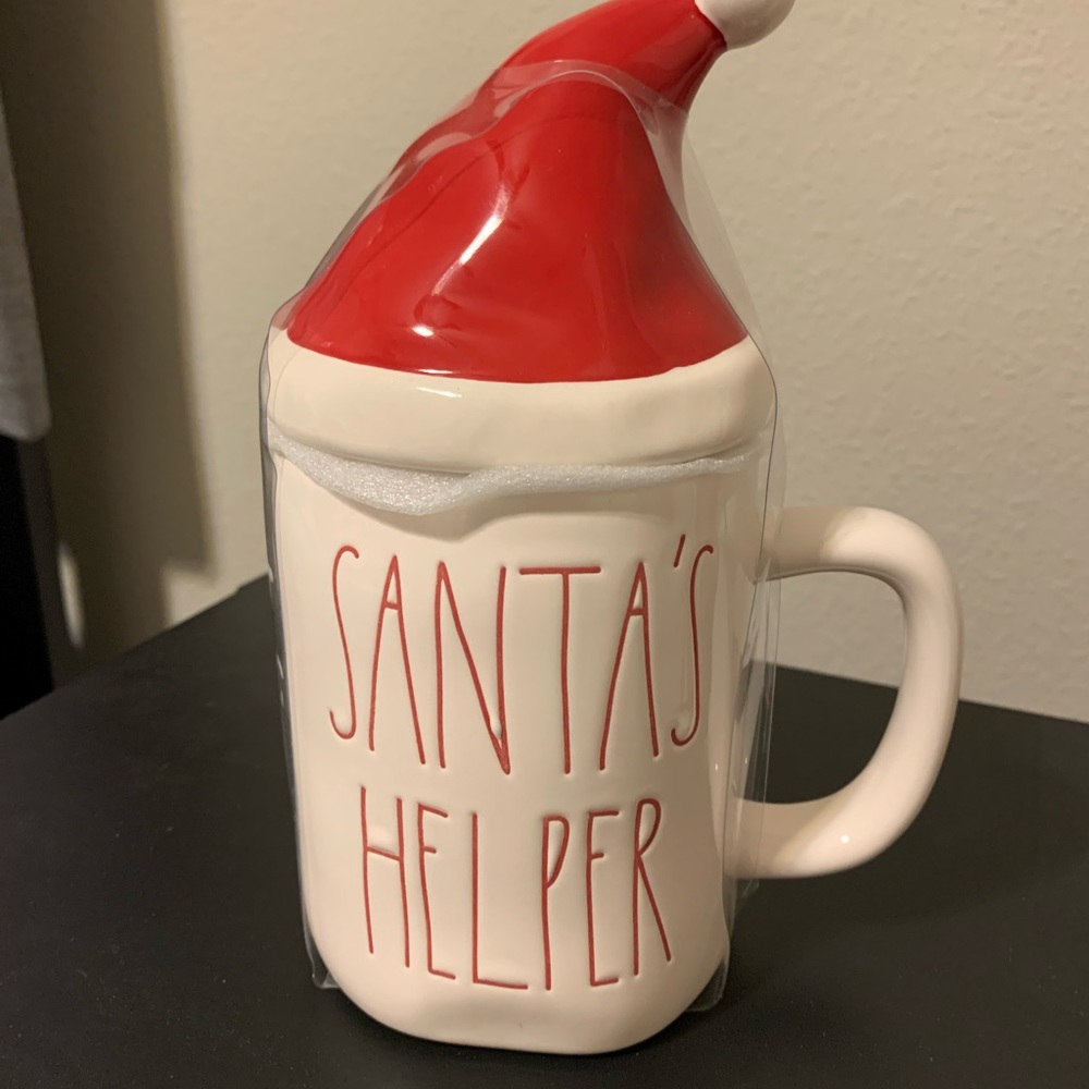 Rae Dunn SANTA’S HELPER mug